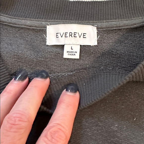 Evereve Charcoal Sweatshirt - Picture 2 of 6